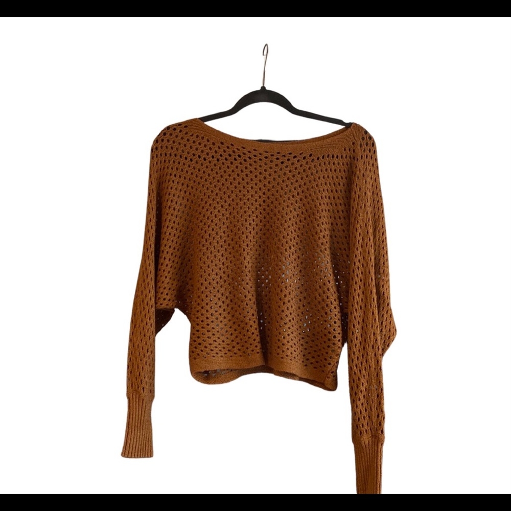 Express Batwing off shoulder sweater XS